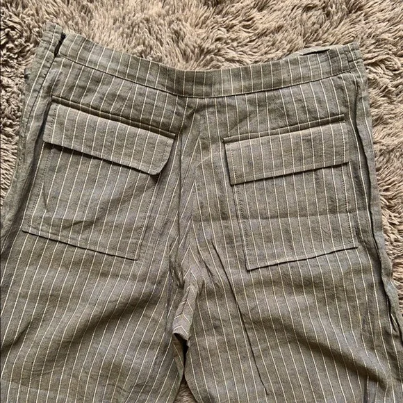 Vintage Burberry Wide Leg Lenin Trousers - Picture 4 of 15